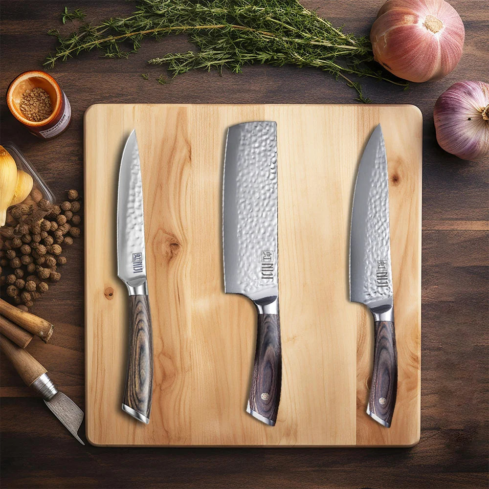 NIJI Hammered Premium hnífasett