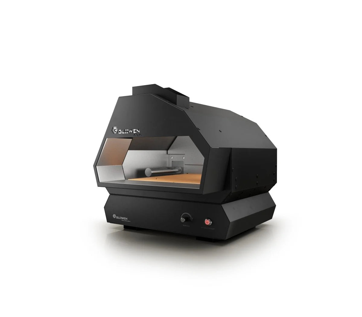 Glowen Raptor Multi Fuel pizzaofn með snúningsdisk 15¨
