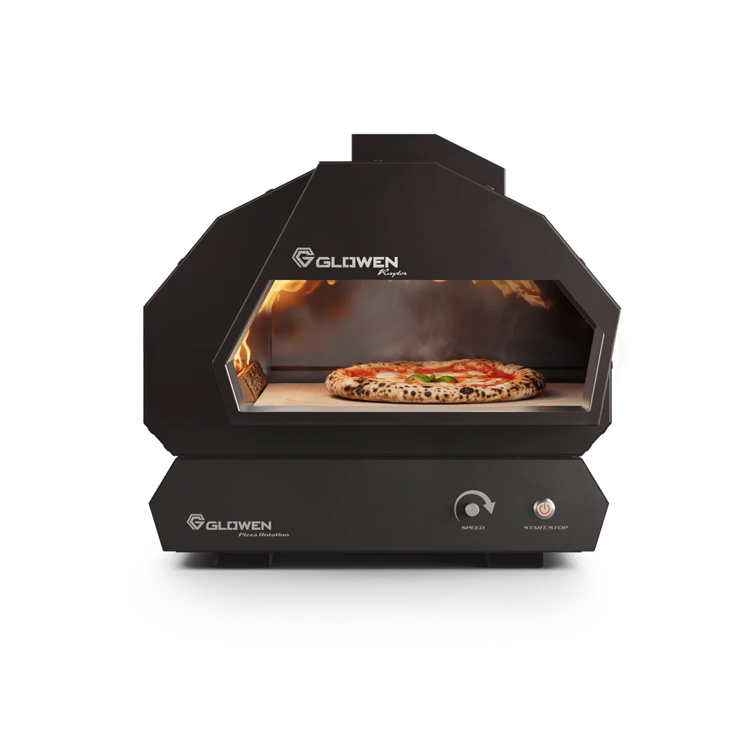 Glowen Raptor Multi Fuel pizzaofn með snúningsdisk 15¨